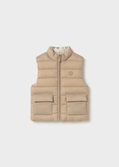 Chaleco Reversible Baby Dino Dark Topo