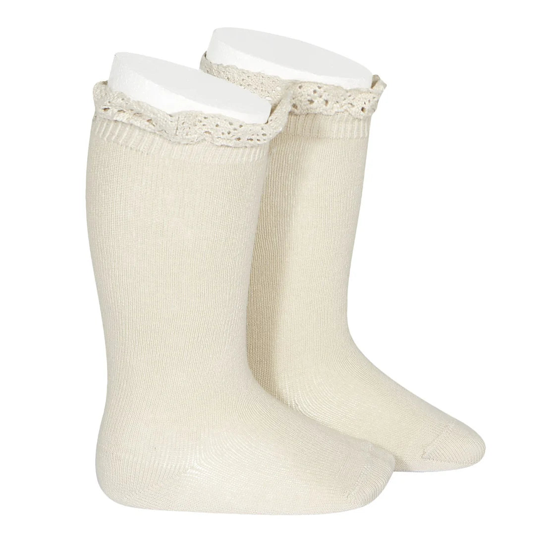 Calcetines Lino Encaje Niña