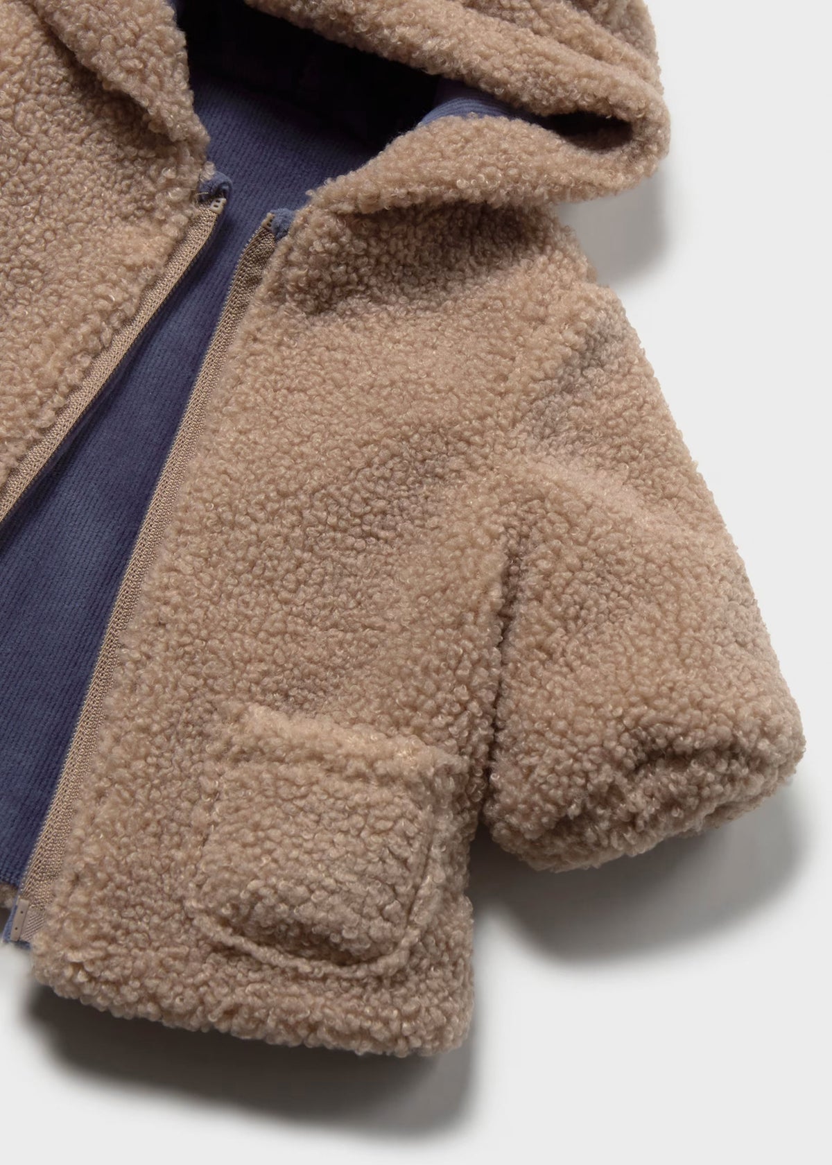 Abrigo Reversible Pelo Índigo