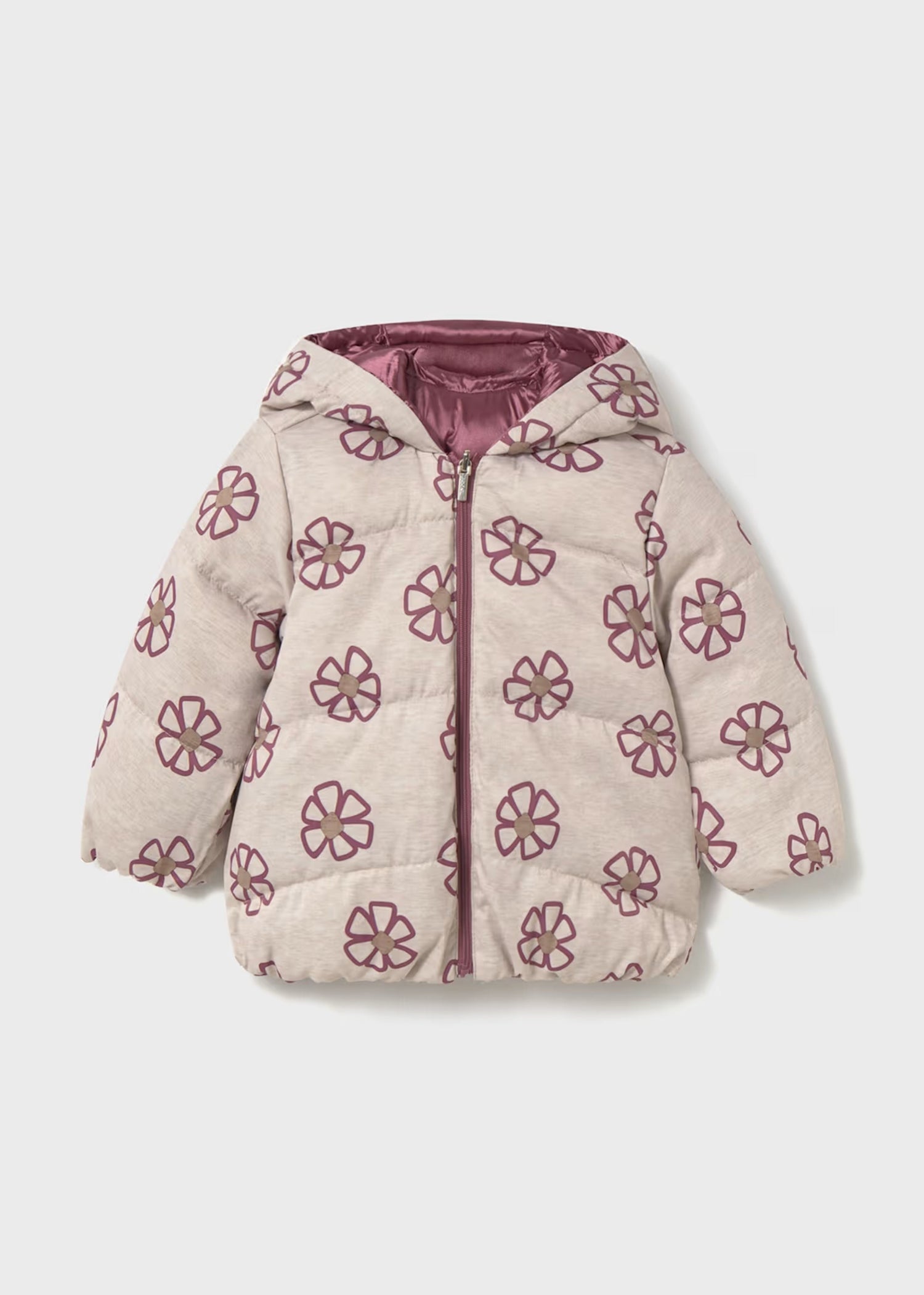 Chaquetón Reversible Floral Print