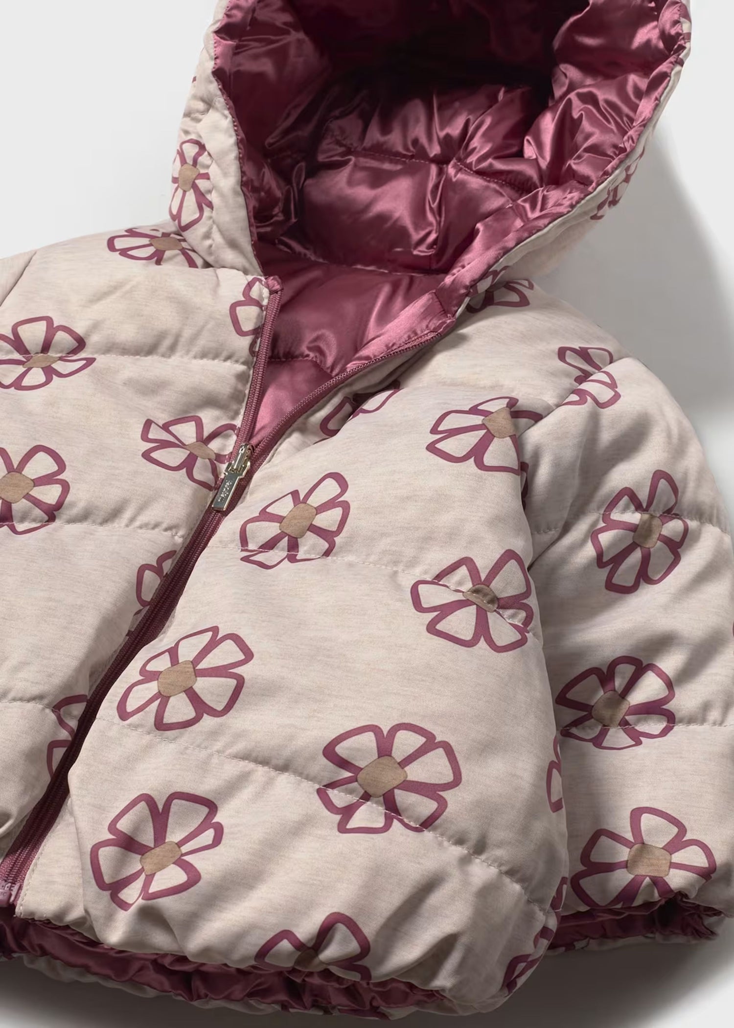 Chaquetón Reversible Floral Print