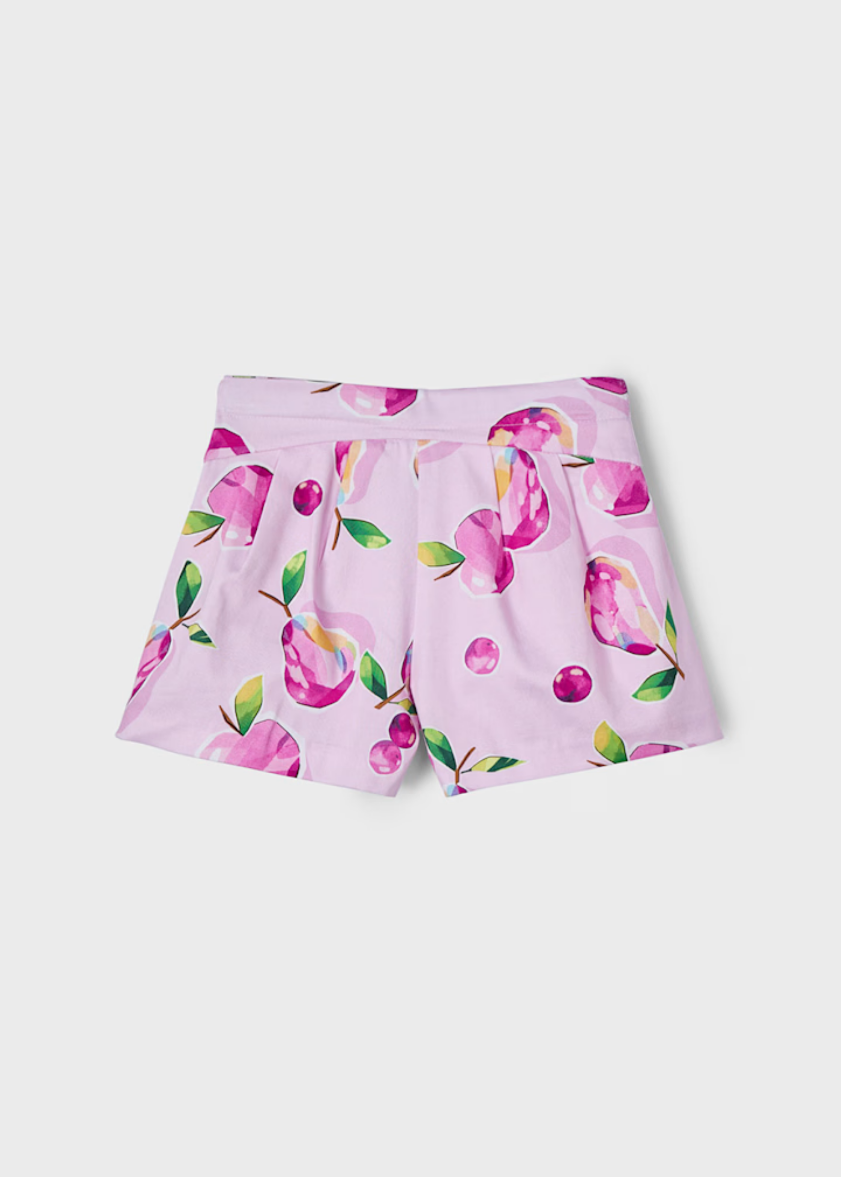 Falda Short Estampada Malva