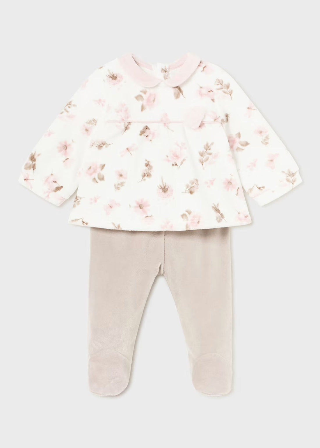 Conjunto Velvet Estampado Rubor Newborn