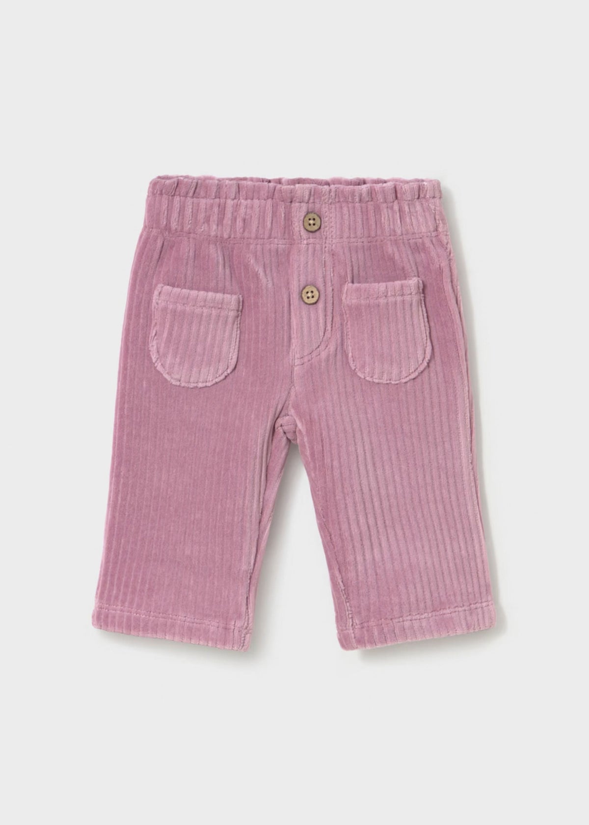 Pantalón Pana Botones Uva
