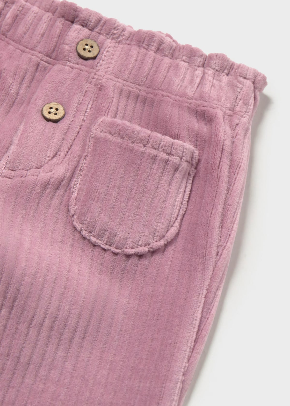 Pantalón Pana Botones Uva
