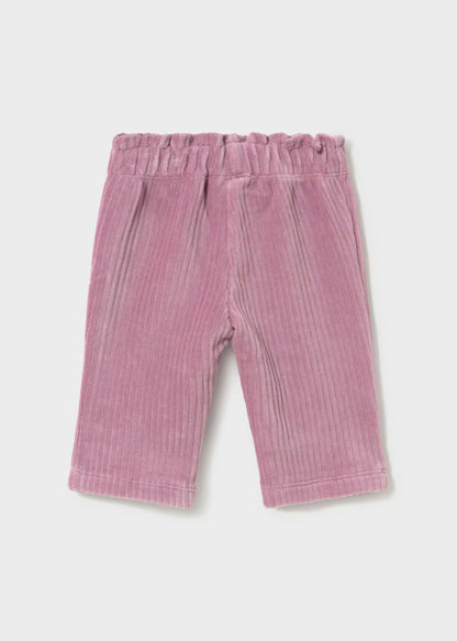 Pantalón Pana Botones Uva