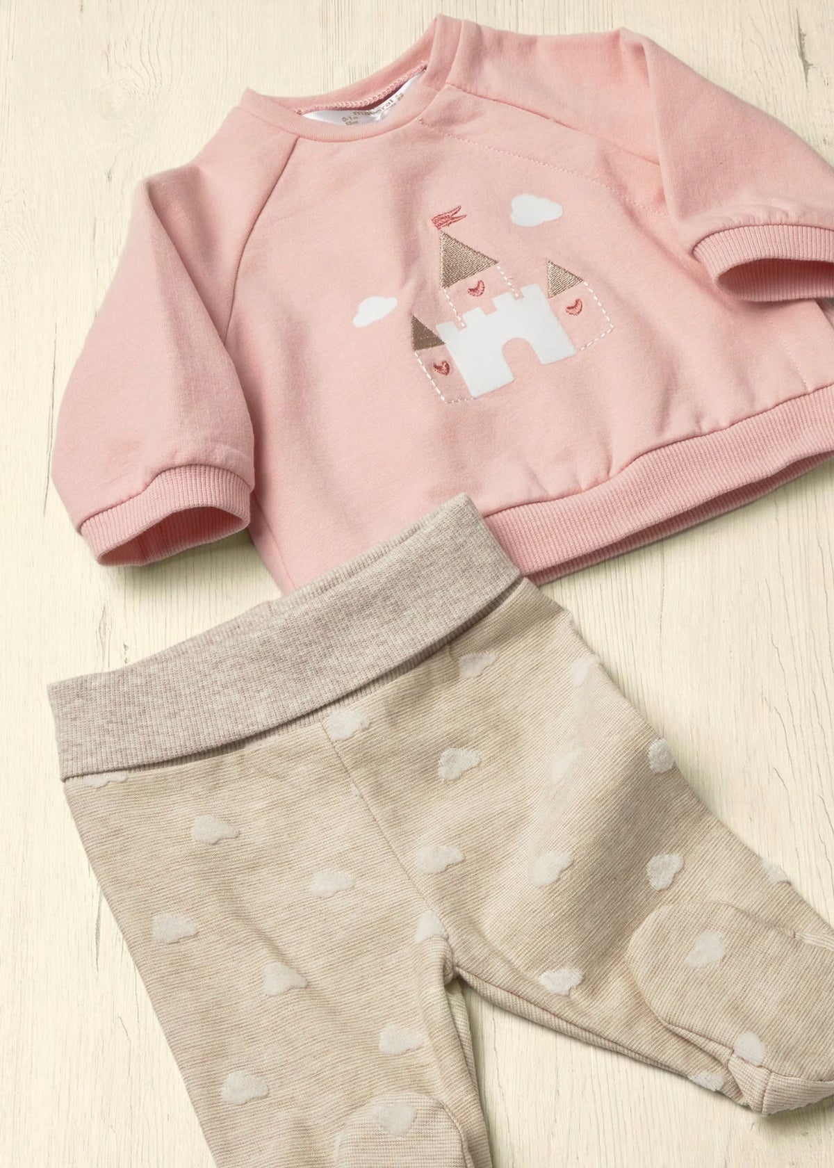 Set 2 Piezas Buzo | Polaina Rosa Baby