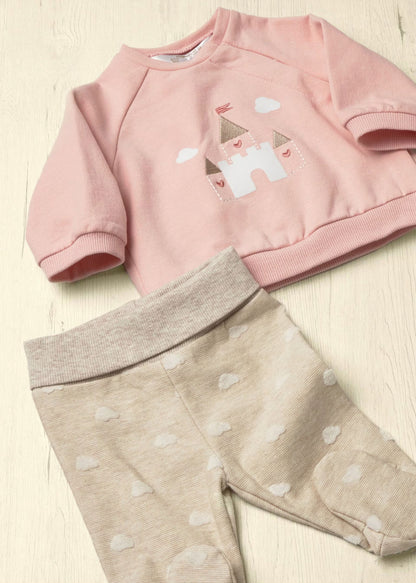 Set 2 Piezas Buzo | Polaina Rosa Baby