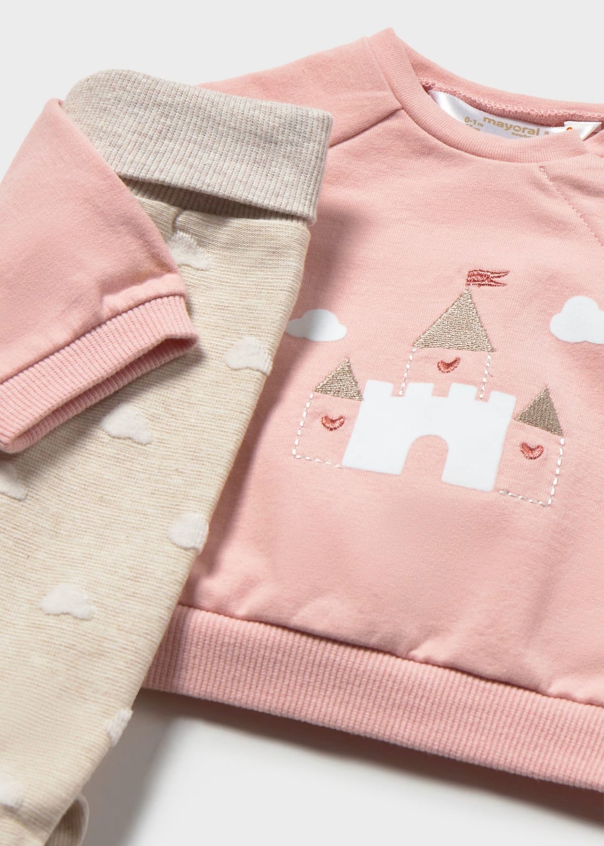 Set 2 Piezas Buzo | Polaina Rosa Baby