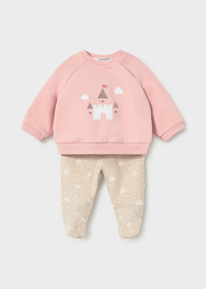 Set 2 Piezas Buzo | Polaina Rosa Baby