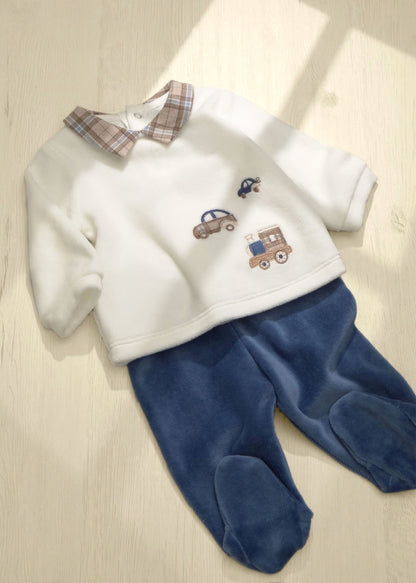 Set 2 Piezas Buzo | Gorro | Polaina Blueberry