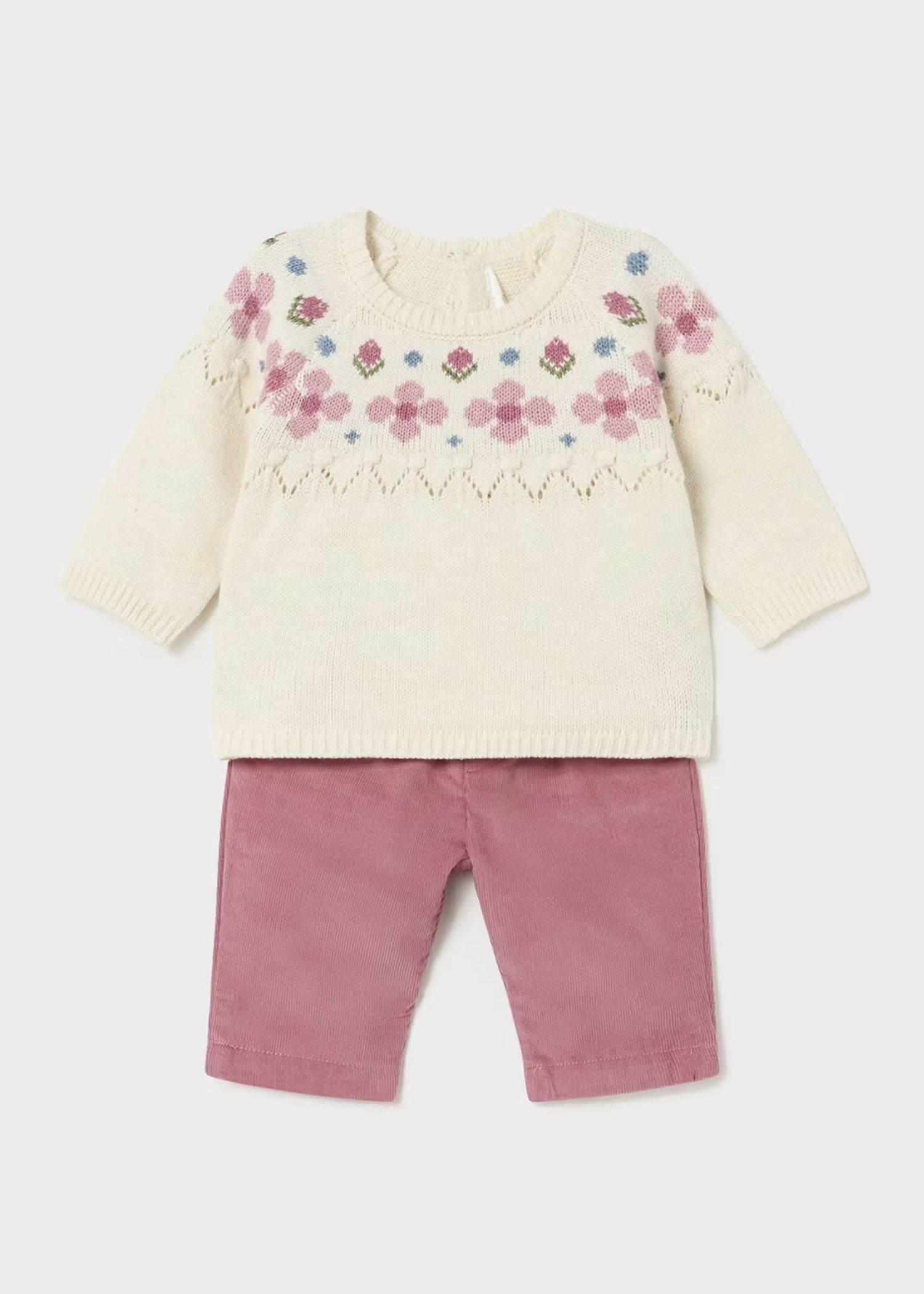 Conjunto Sweater &amp; Pantalón Bebé Niña