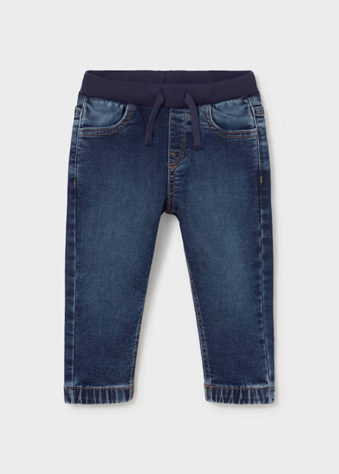 Jeans Cintura Elástica Denim