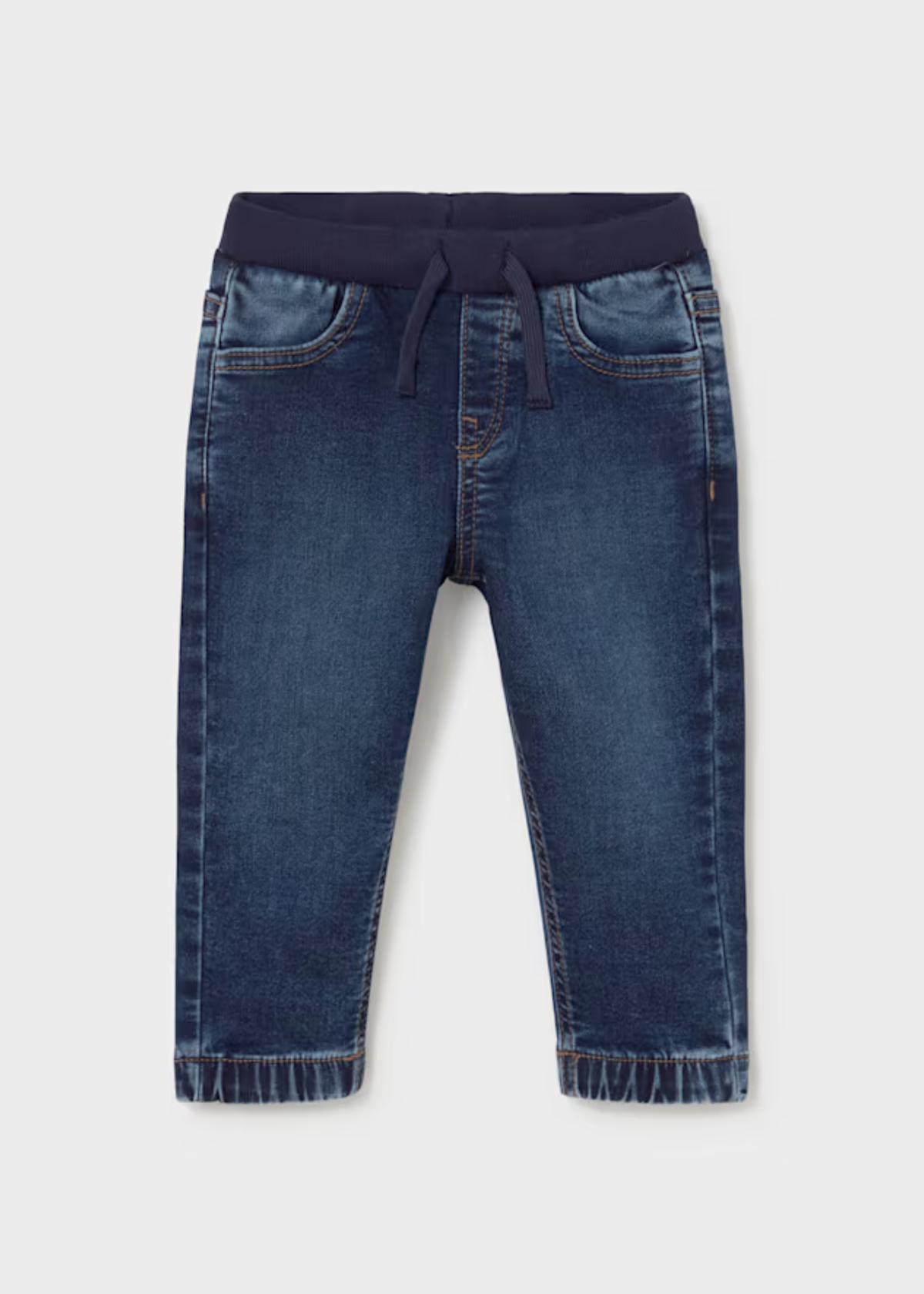 Jeans Cintura Elástica Denim
