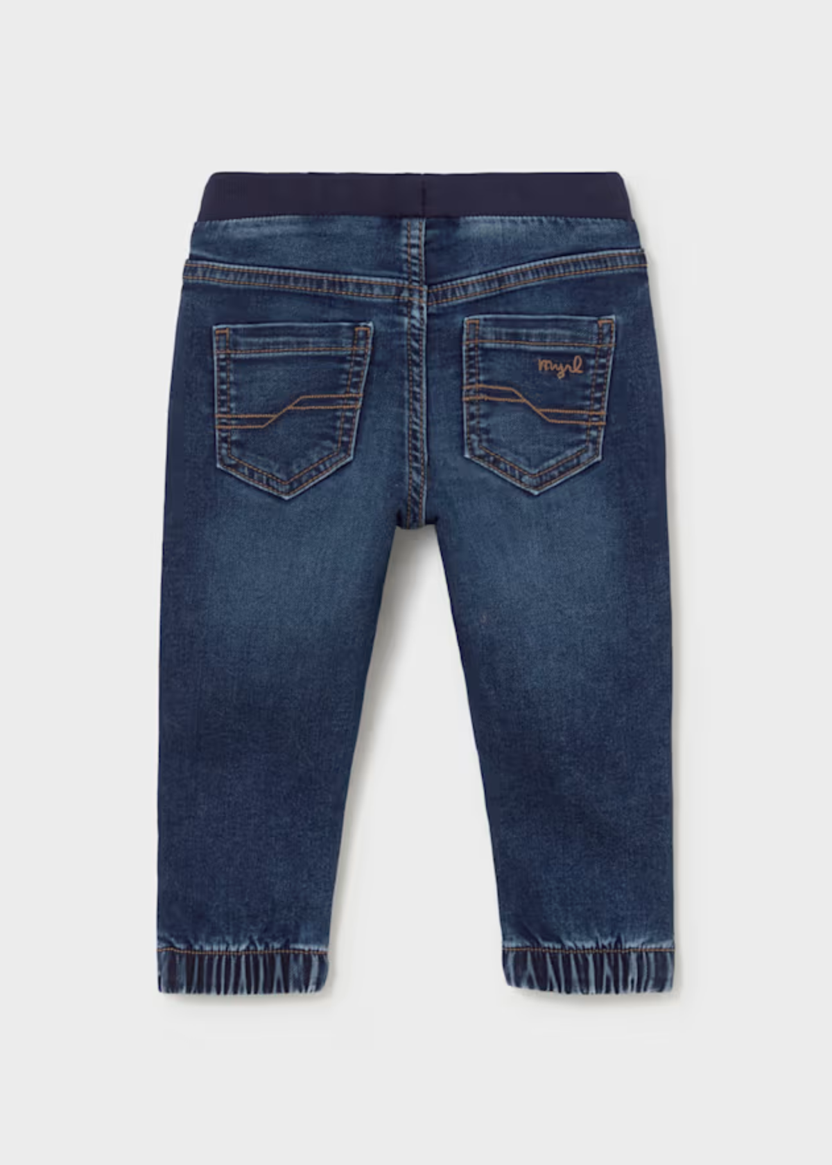 Jeans Cintura Elástica Denim