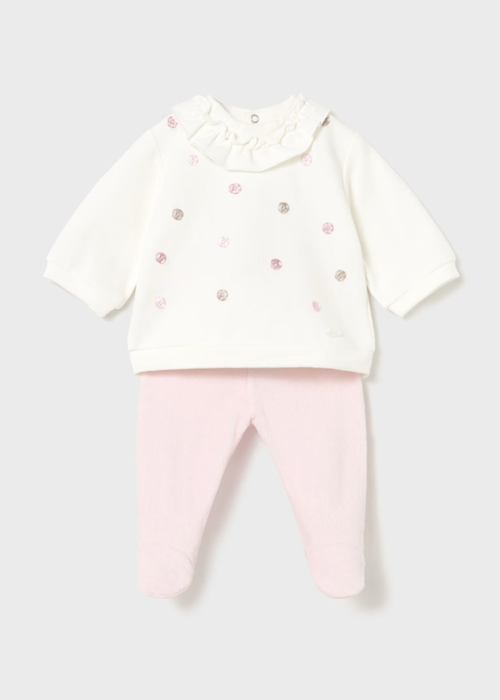 Set Polaina Rosa Baby Combinado Better Cotton Newborn