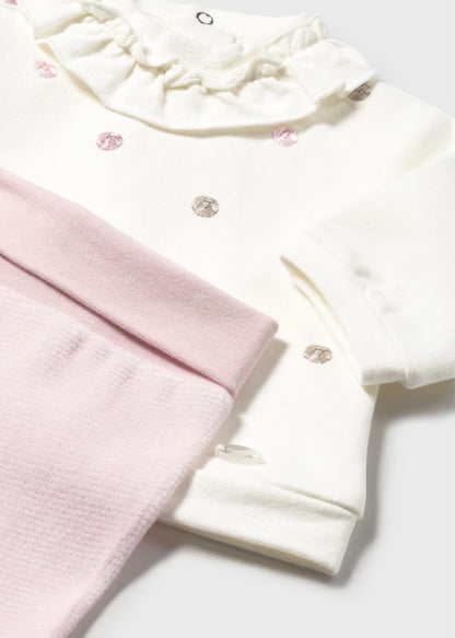 Set Polaina Rosa Baby Combinado Better Cotton Newborn