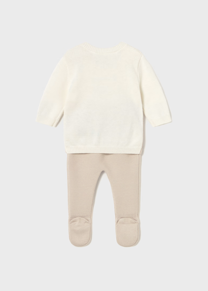 Set Tricot Jacquard Latte