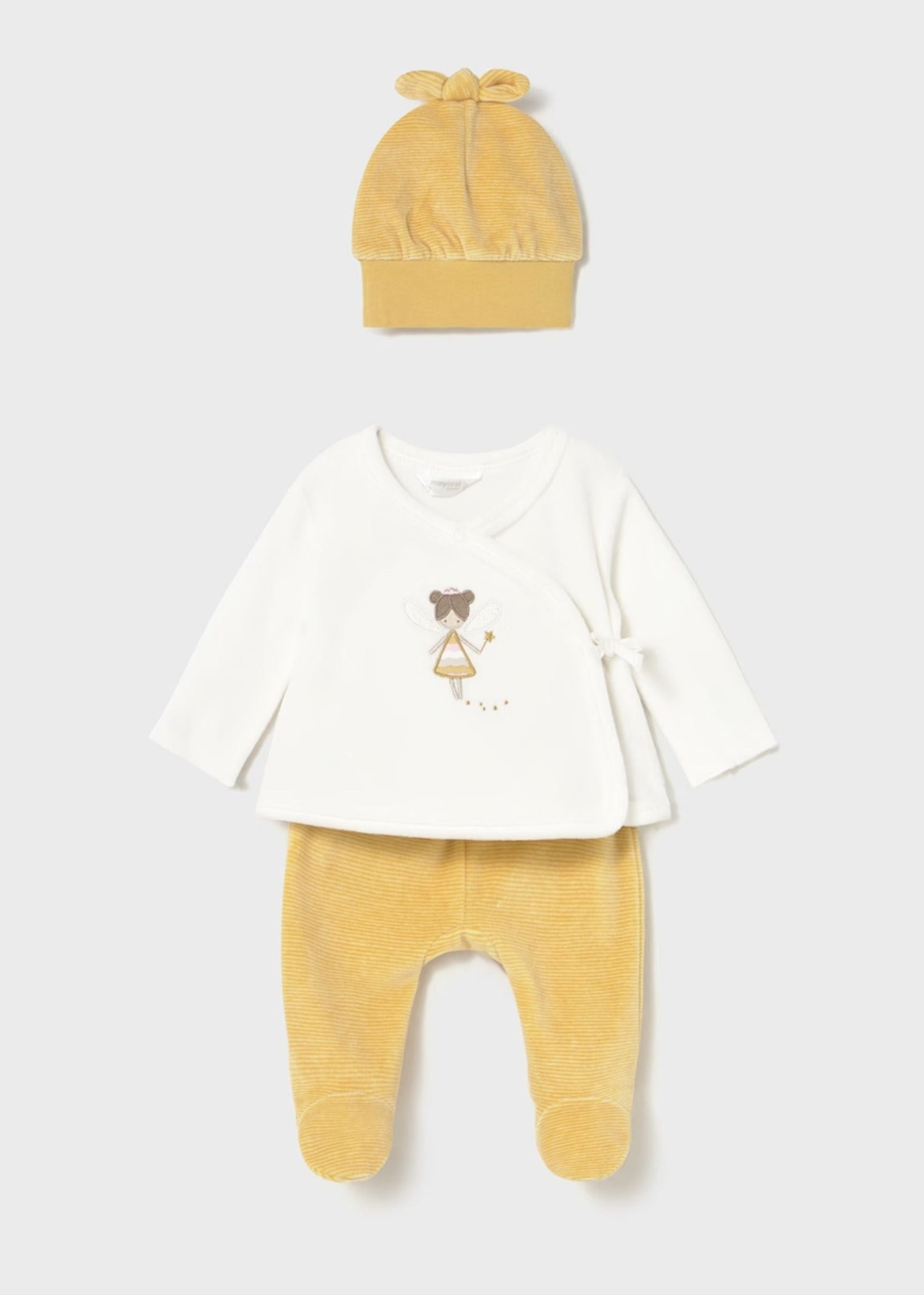 Conjunto 3 Piezas Better Cotton Miel Newborn
