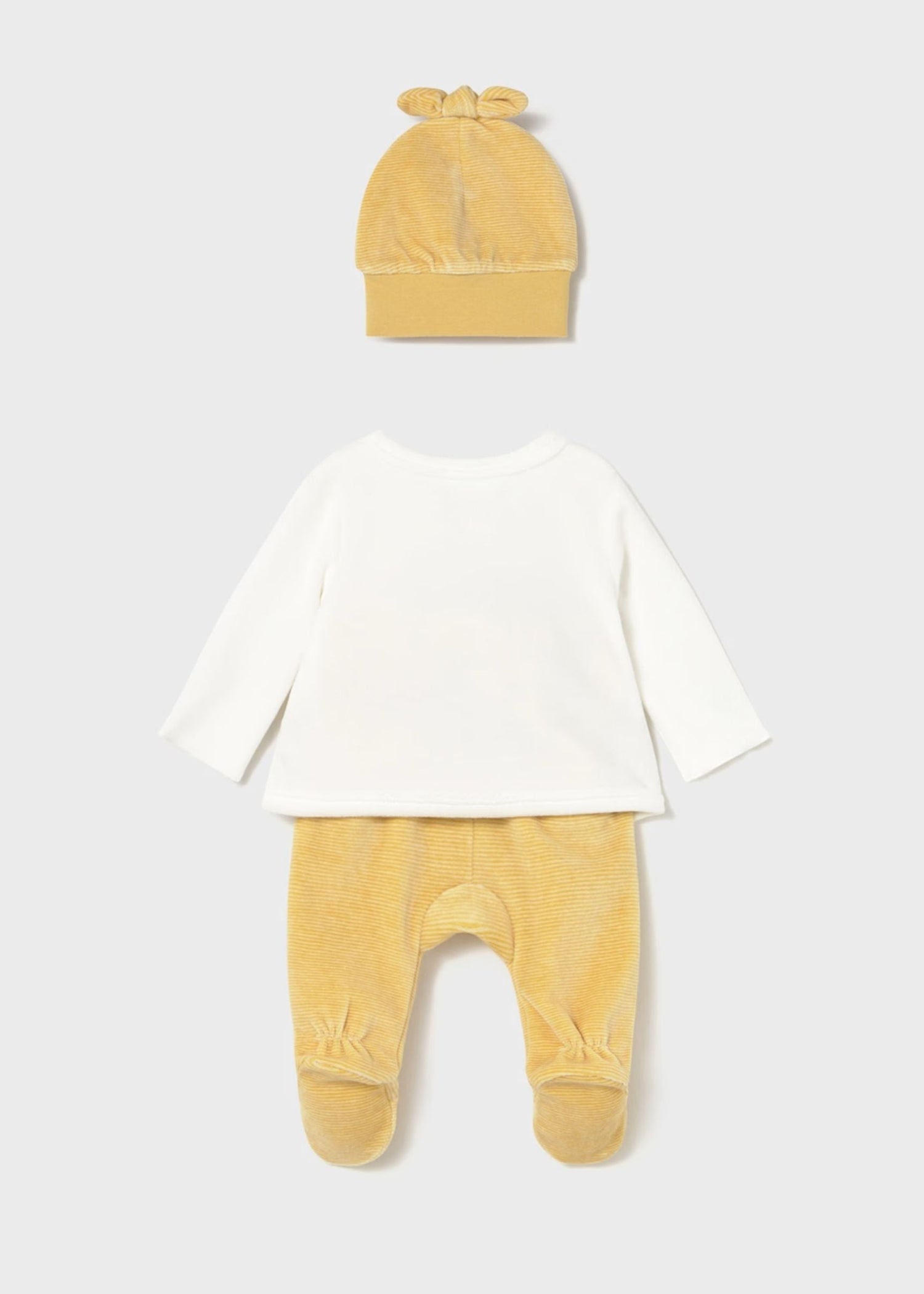 Conjunto 3 Piezas Better Cotton Miel Newborn