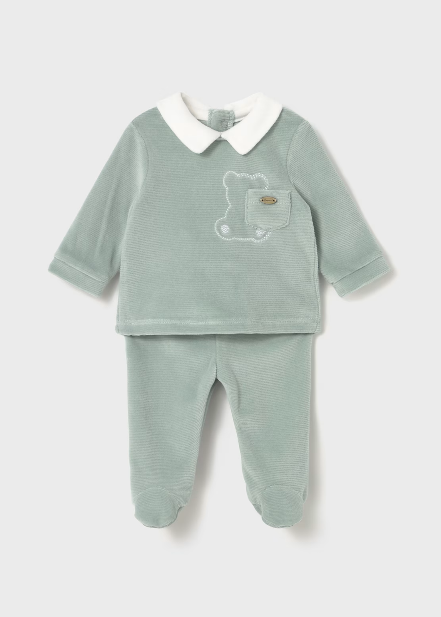 Set Polaina Velvet Bear Ice