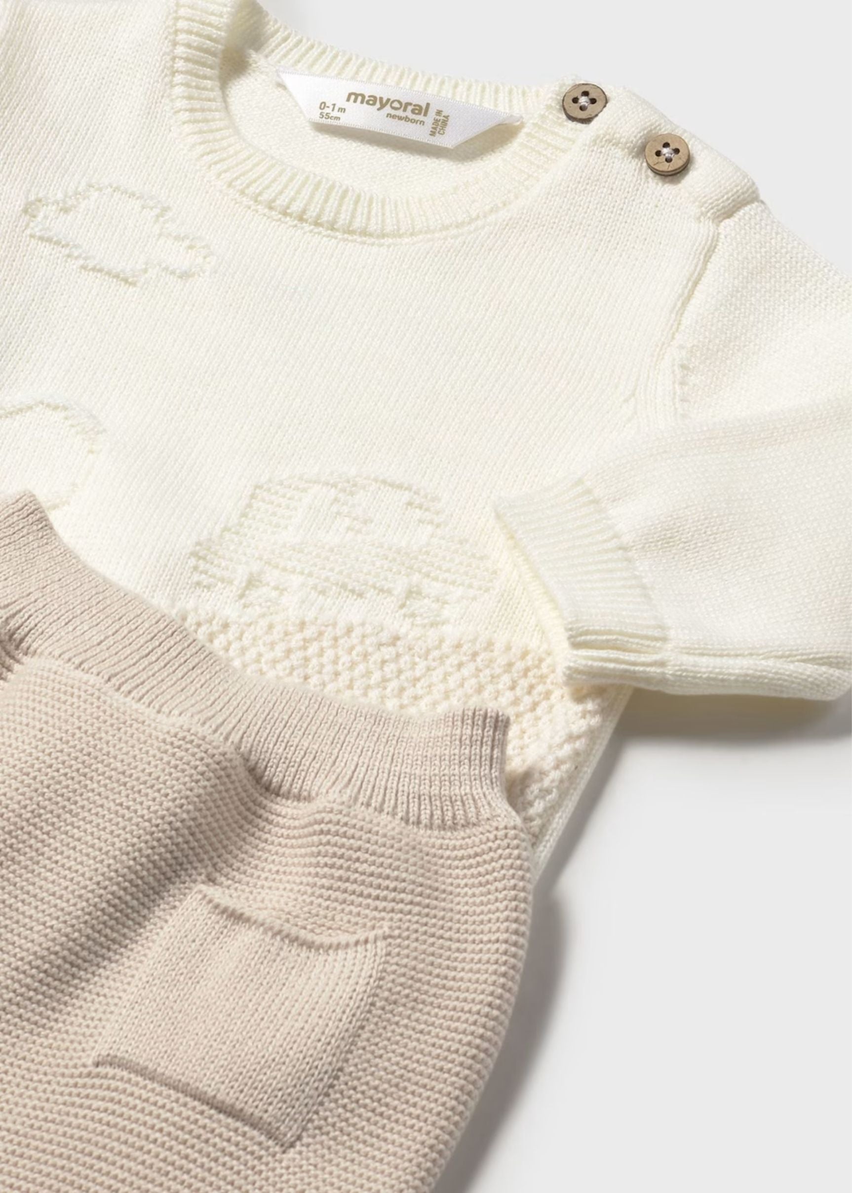 Conjunto Tejido Polaina Soja Better Cotton Newborn
