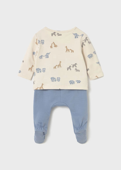 Conjunto Polaina Buzo Estampado Blue Bell Better Cotton Newborn