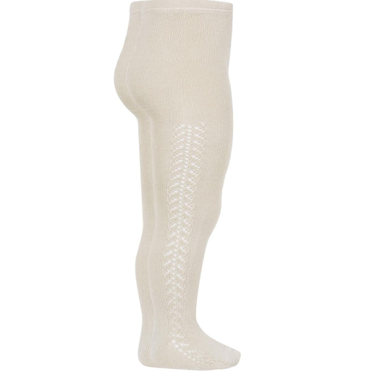 Media Pantalón Lino Calado Lateral