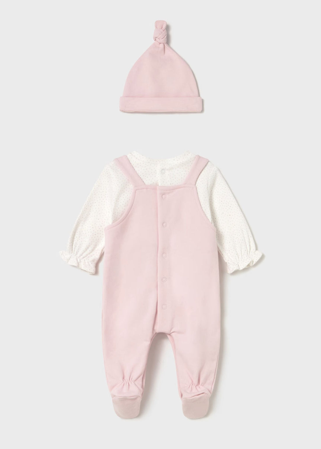 Pijama Rosa Baby Gorro Better Cotton Newborn