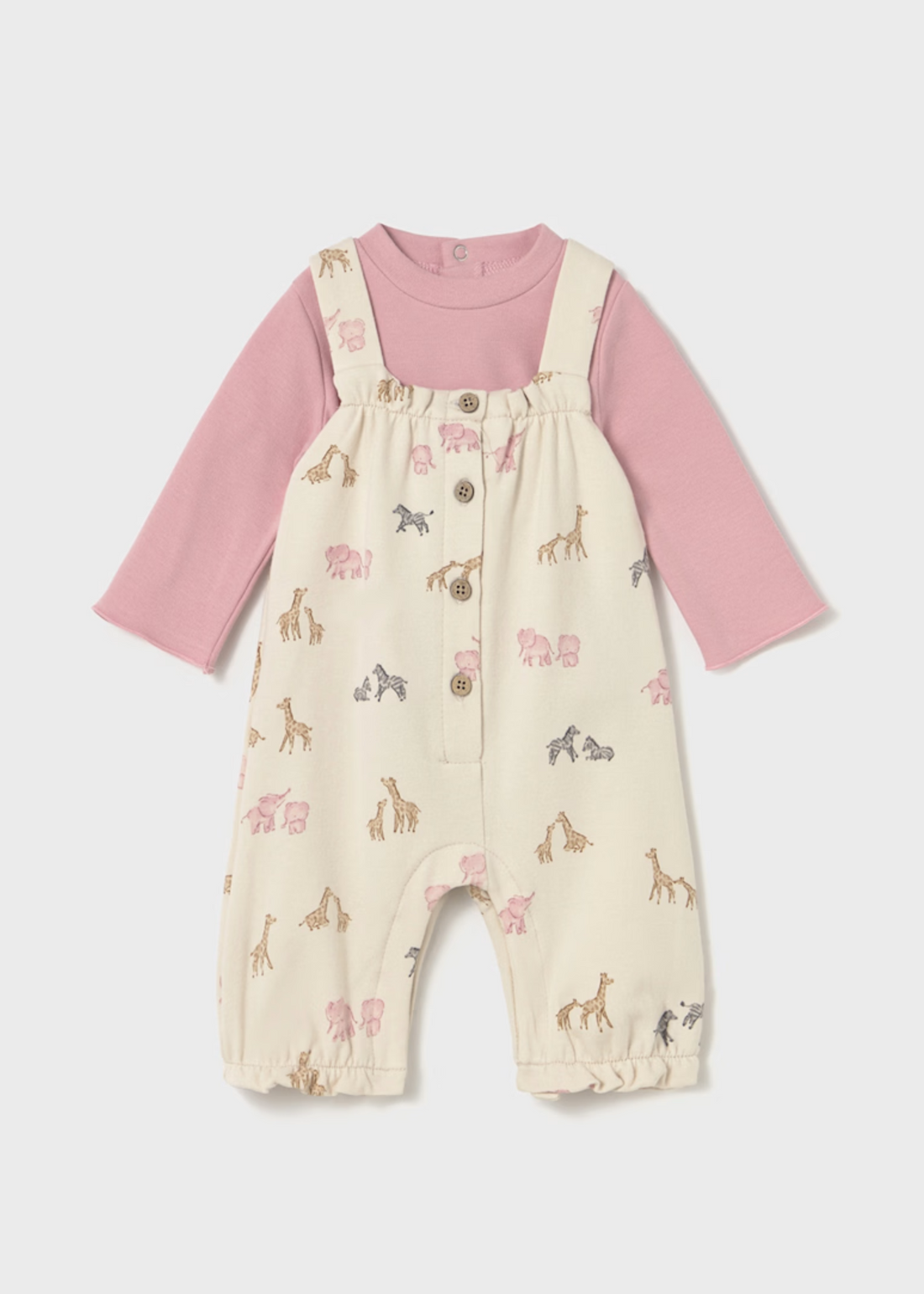 Set Enterizo Wild Crudo Rosa Better Cotton