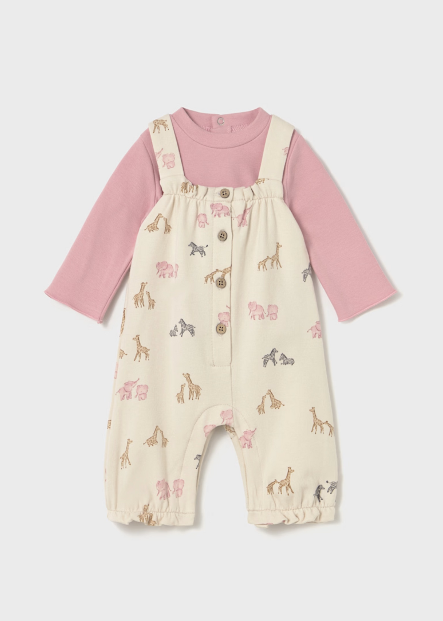 Set Enterizo Wild Crudo Rosa Better Cotton