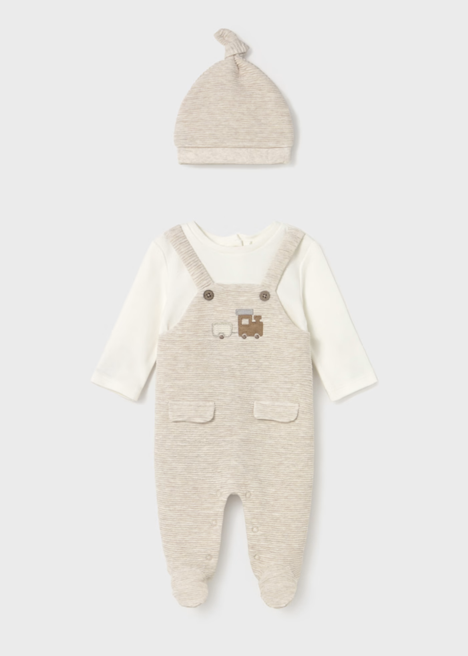 Enterizo Gorro Little Train Milk