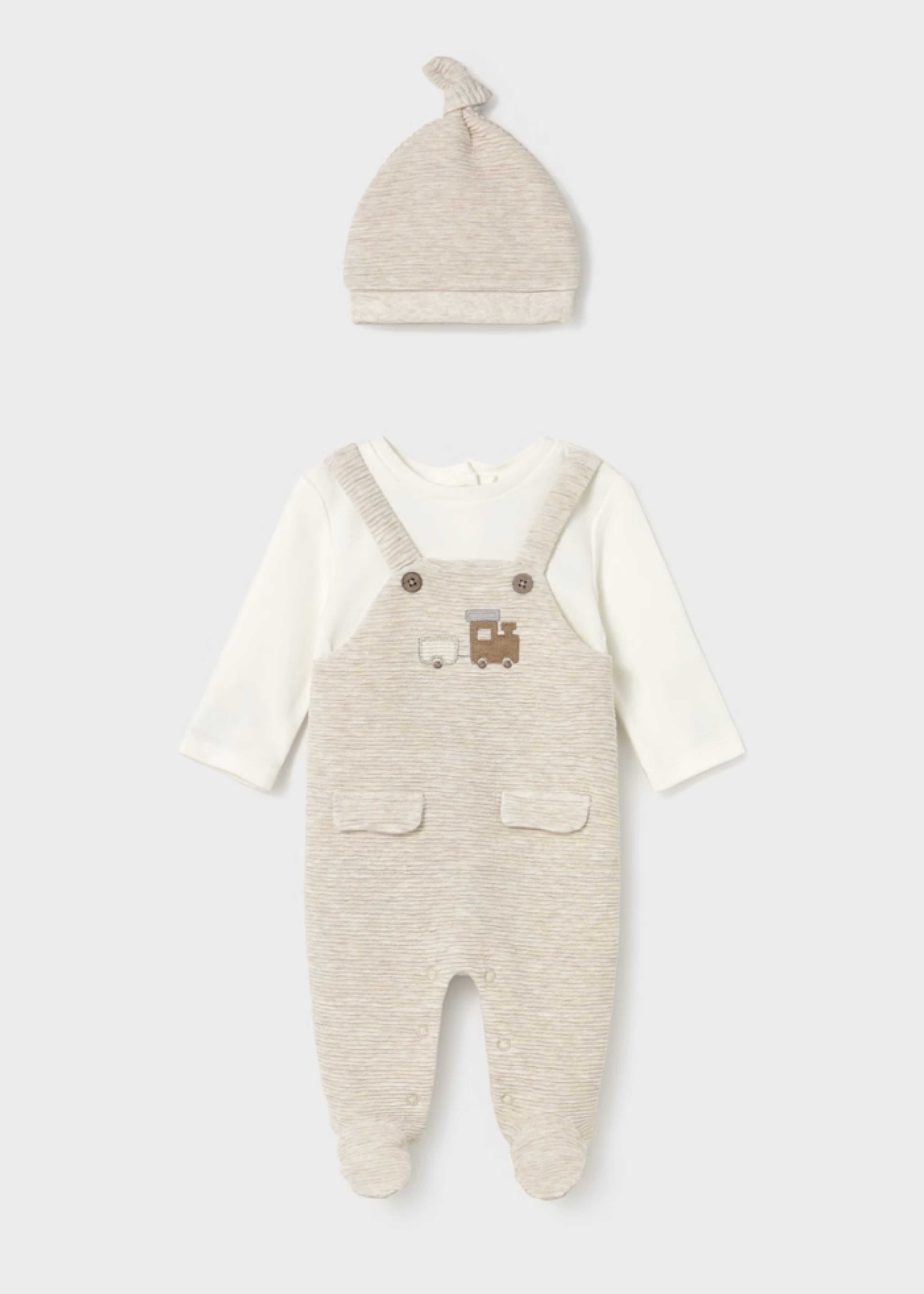 Enterizo Gorro Little Train Milk