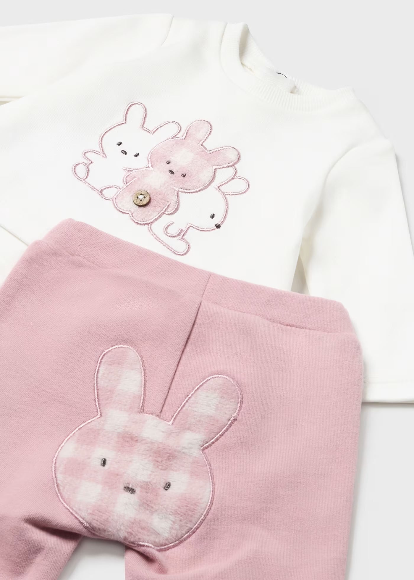 Conjunto Tres Piezas Borreguito Bunny Newborn