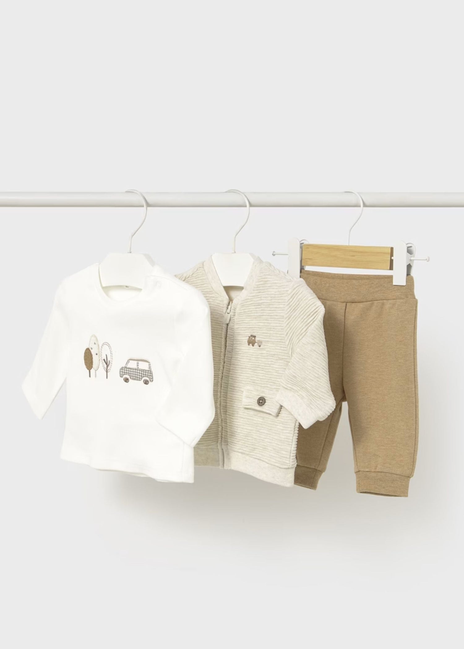Conjunto Sudadera 3 Piezas Toffe Better Cotton Newborn