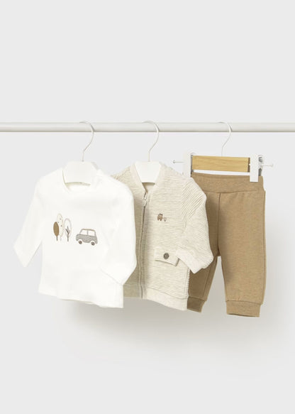 Conjunto Sudadera 3 Piezas Toffe Better Cotton Newborn