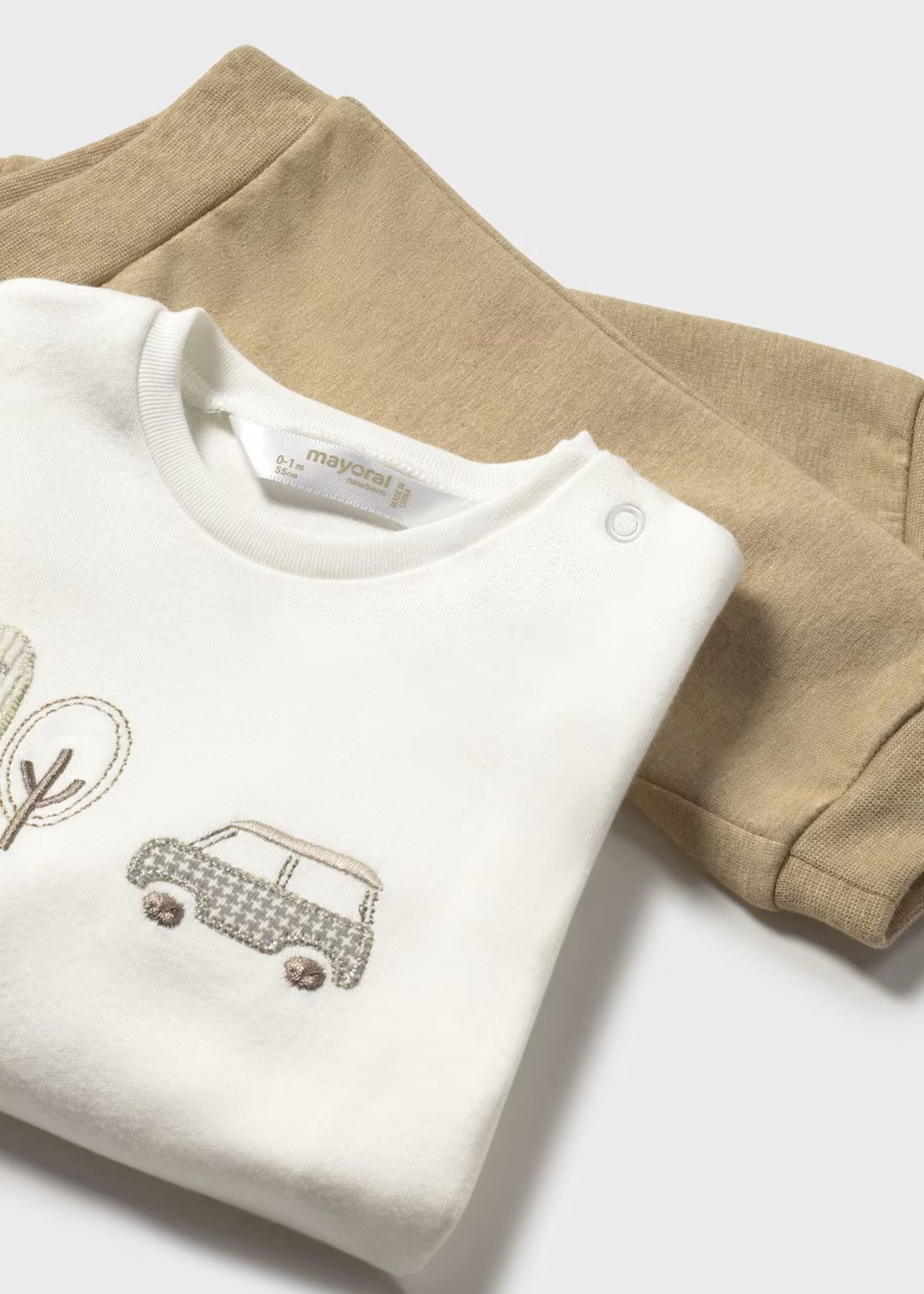 Conjunto Sudadera 3 Piezas Toffe Better Cotton Newborn