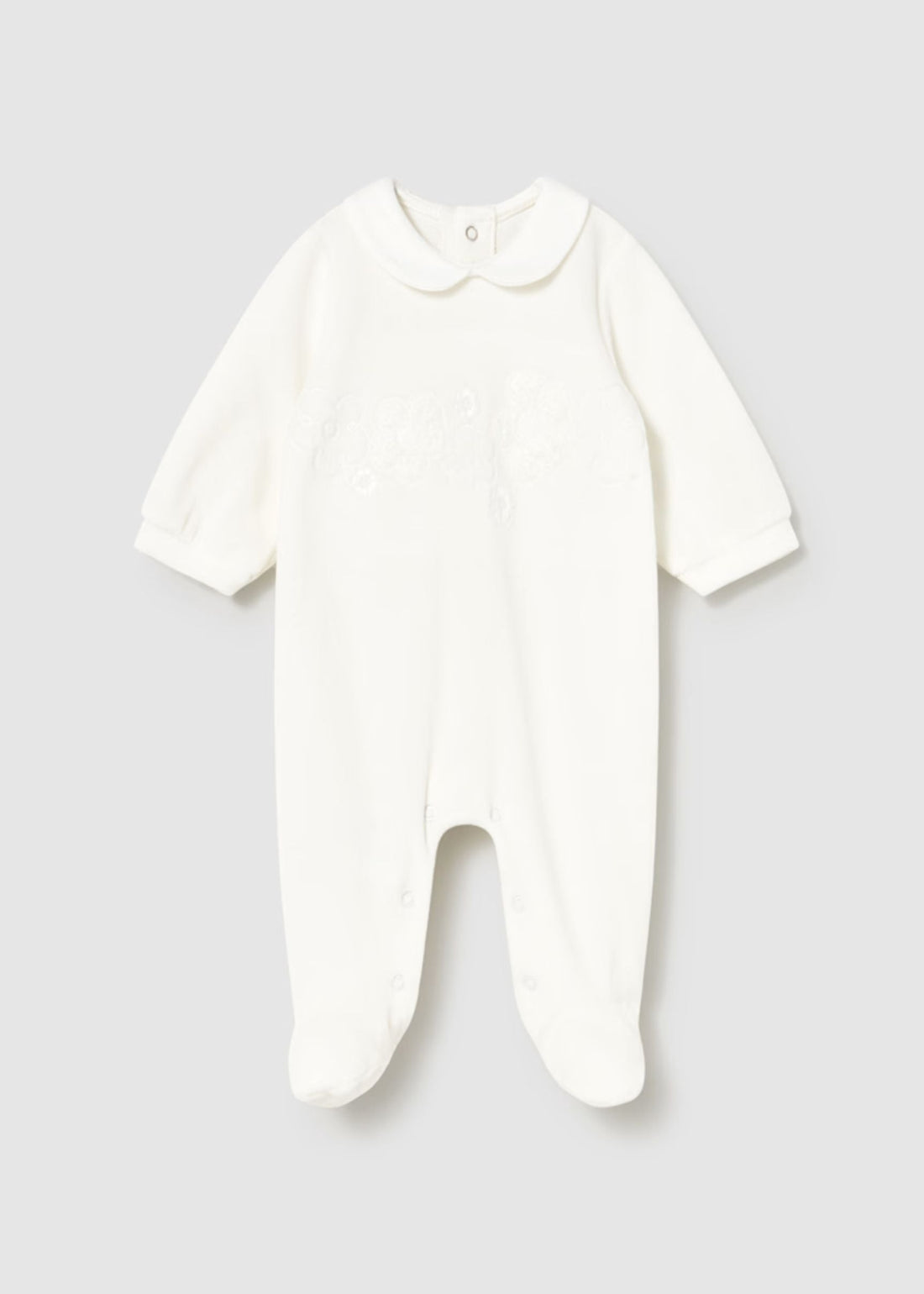 Pijama Tundosada Crudo Newborn