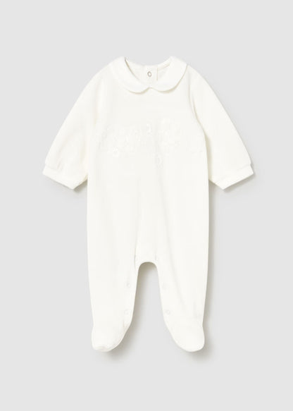 Pijama Tundosada Crudo Newborn