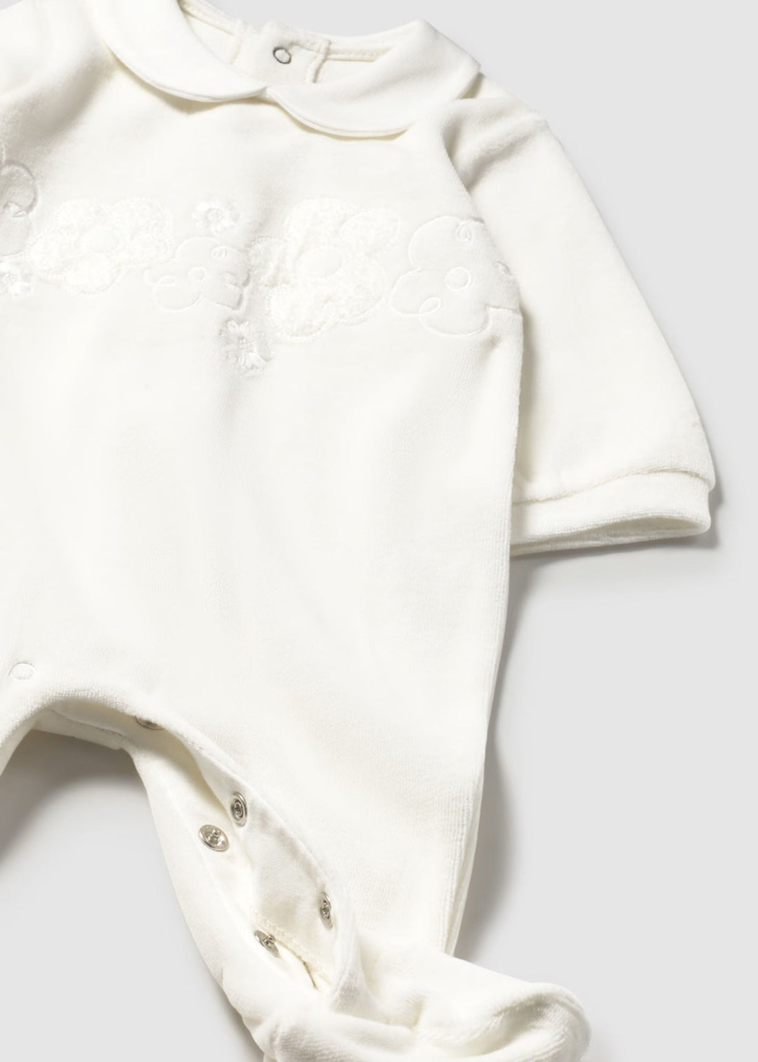 Pijama Tundosada Crudo Newborn