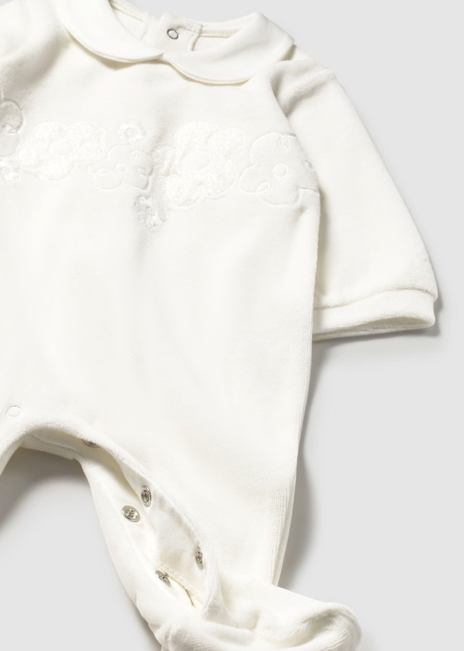 Pijama Tundosada Crudo Newborn