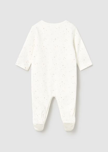 Pijama Velvet Crudo Newborn