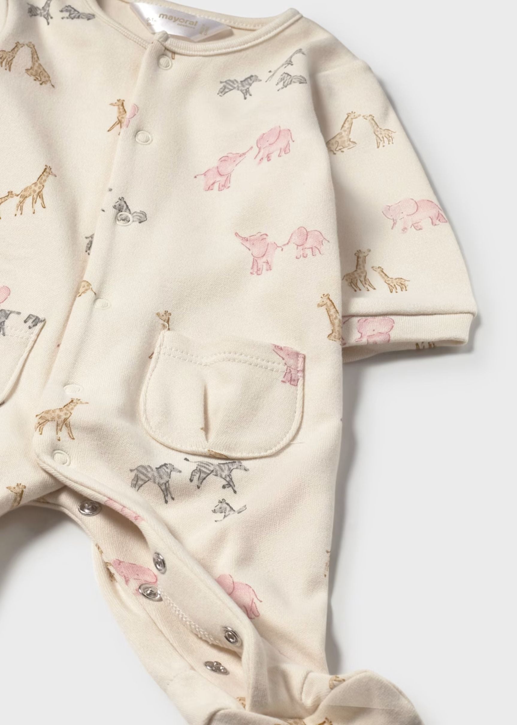 Set 2 Pijamas Orquídea Animals Better Cotton Newborn
