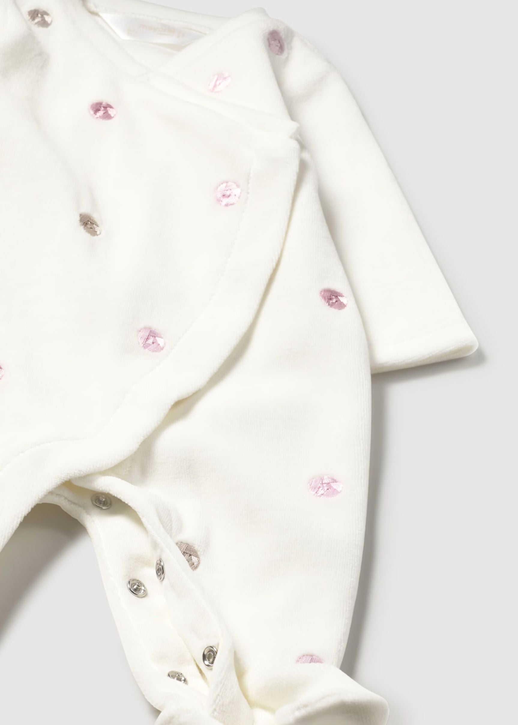 Set 2 Pijamas Rosa Baby Dots Better Cotton Newborn