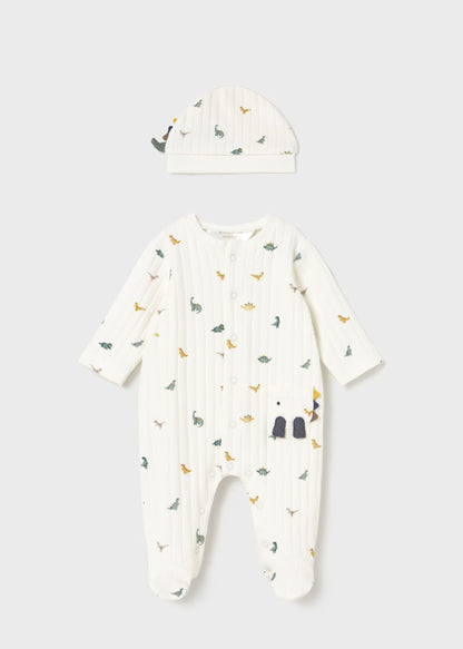 Pijama Gorro Dino Better Cotton Newborn