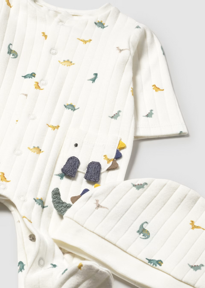 Pijama Gorro Dino Better Cotton Newborn