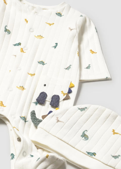Pijama Gorro Dino Better Cotton Newborn