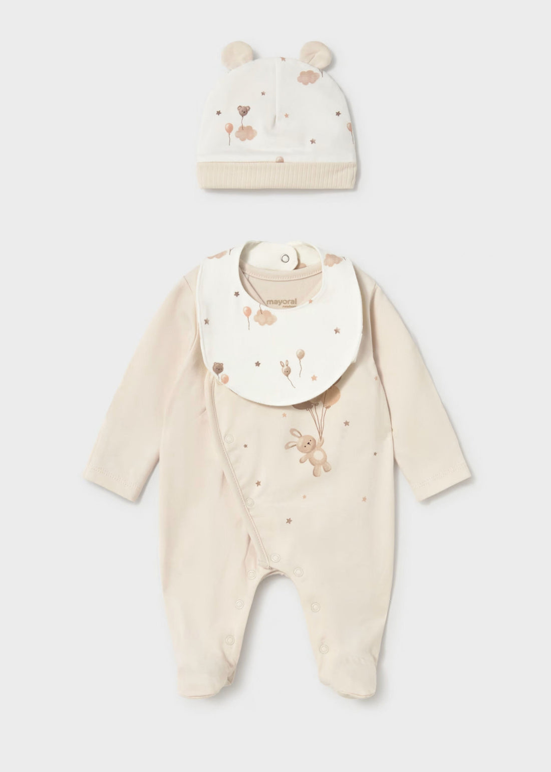 Set Pijama | Gorro | Babero Bunny Cerámica