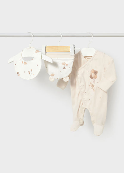 Set Pijama | Gorro | Babero Bunny Cerámica