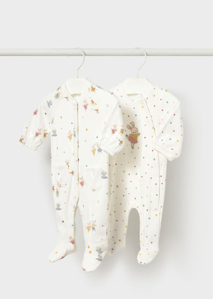 Set 2 Pijamas Little Bunny Crudo